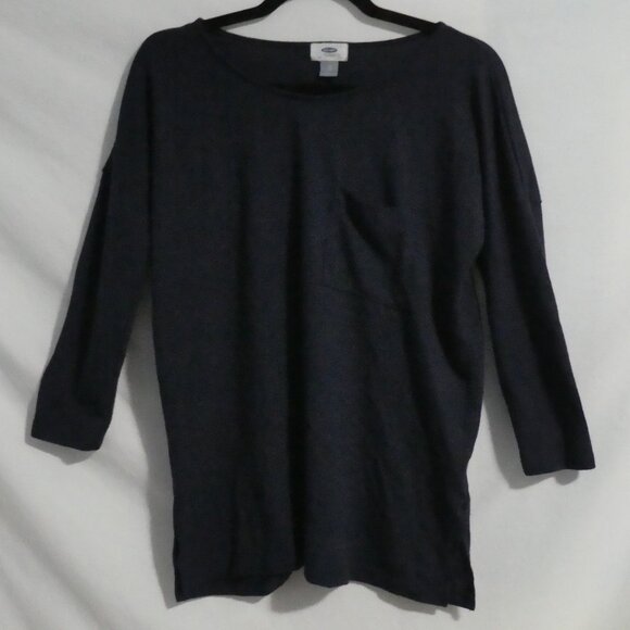 OLD NAVY | xs - extra small | Navy Blue Long Sleeve Lightweight Sweater W Pocket - Picture 1 of 16
